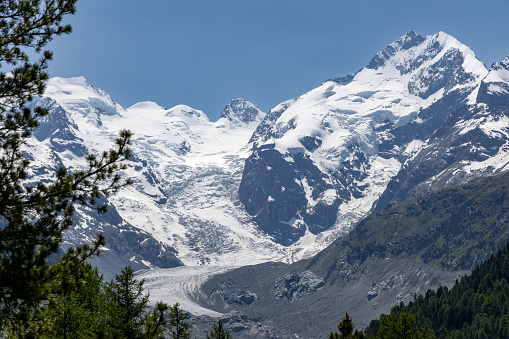 Bernina Range mountain range in the Alps of eastern Switzerland and northern Italy