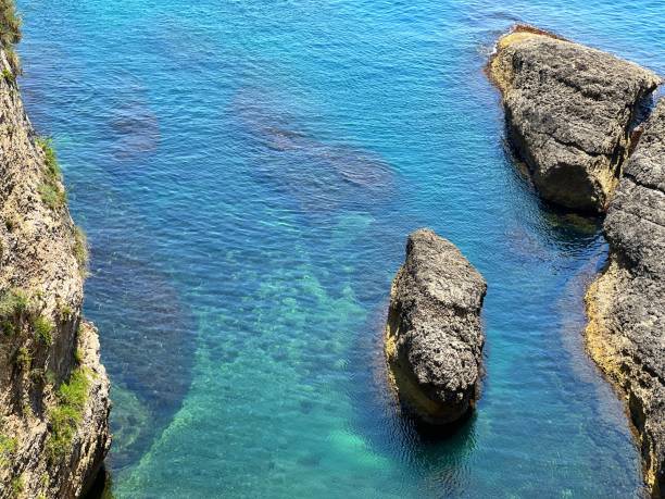 istock Rocky coast of the sea. 1500614997