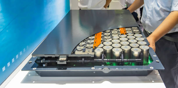 istock lithium battery pack module with bms available for electric car or storage power station 1500616355