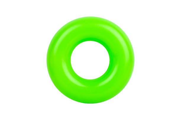 istock green circle, inflatable swimming ring isolated from background 1500621282