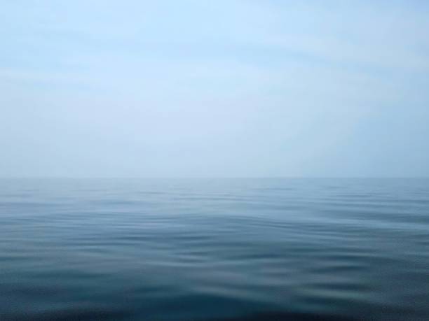 istock Calm Blue Water With Haze 1500623872