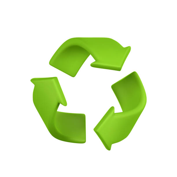 istock Green 3d icon arrows recycle eco symbol. Earth Day, Environment day, Ecology concept. Vector illustration 1500629556