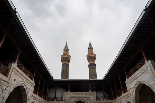 Gokmedrese Mosque in the Sivas City Center, Sivas Turkey