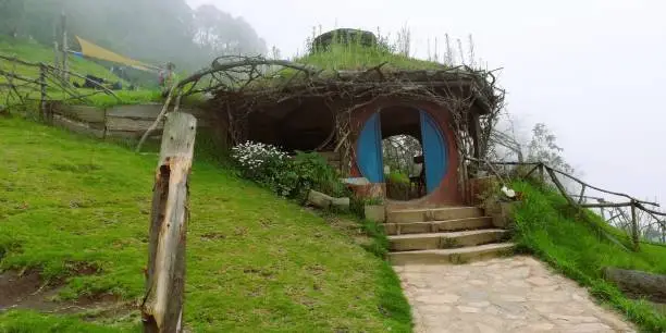 Hobbitenango is a turistic place inspired by Lord of the Rings movies, located in Antigua, Guatemala