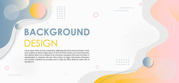 Vector illustration of Pastel Color Background Template