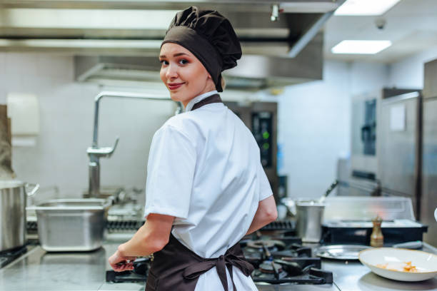istock Portrait of young Caucasian chef in kitchen 1500657666