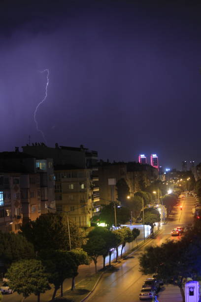 istock Thunder and lightning in Izmir 1500677386