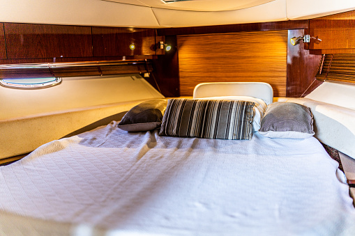 Bedroom on a yacht