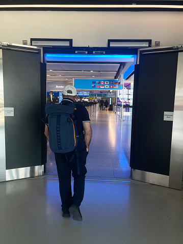 Traveling in European airports, is very easy. Upon arrival there are many signs in many different languages to guide the travellers to the right path.