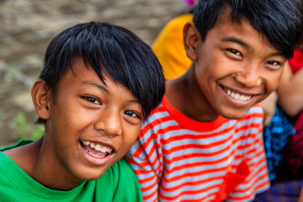 istock Burmese children having fun in temple, Old Bagan, Myanmar 1500695358