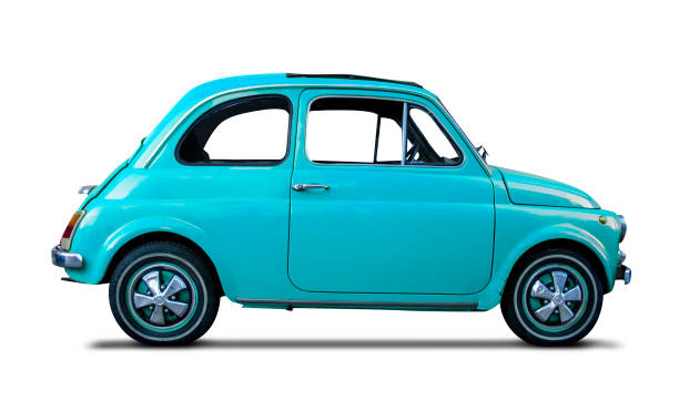 istock Classic old car isolated on white background 1500705782
