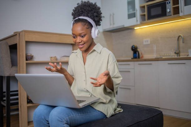 istock Young woman working from home 1500714890
