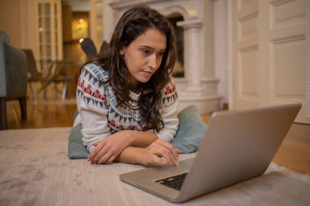 istock Young woman working from home 1500714926