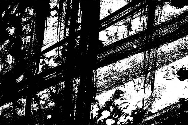 istock Grunge black and white background. Vector abstract texture. Abstract, stains, blots, dirt, scratches 1500715951