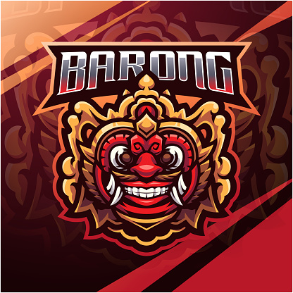Illustration of Barong mascot