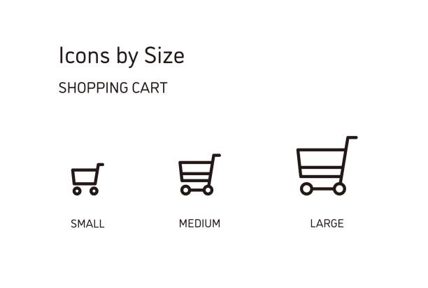 Mini icon series for business use. Simple, easy-to-use mini icons. go kart shop stock illustrations