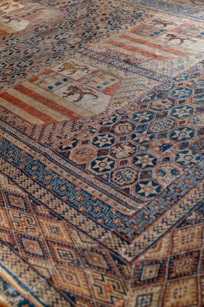 istock Antique Iranian Colorful Woven Carpet 1500739598