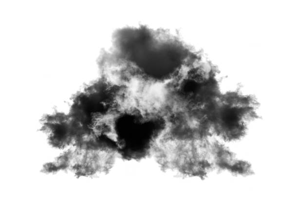 istock Cloud Isolated on white background,Smoke Textured,Abstract black 1500740910