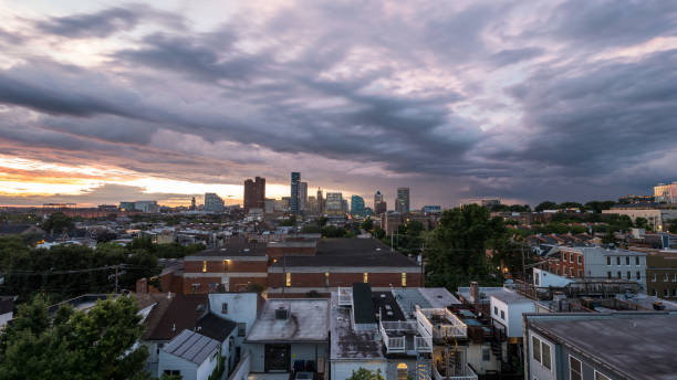 istock The Baltimore City Skyline at Sunset 1500740913