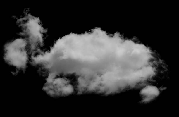 istock isolated white cloud on black background,Textured Smoke,Abstract black 1500741055