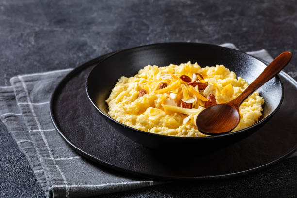 istock corn grits with butter, vegan cheese, and almonds 1500744563