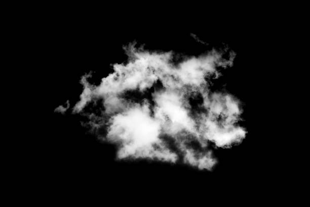 istock Textured Smoke,cloud isolated on black background,Abstract white 1500748380