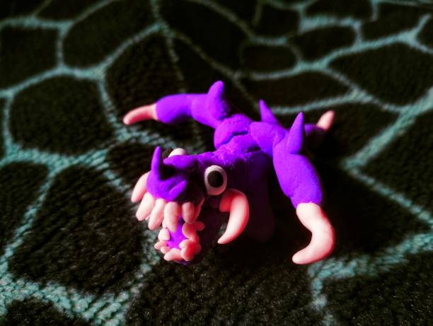 istock A scary purple clay monster 1500750276
