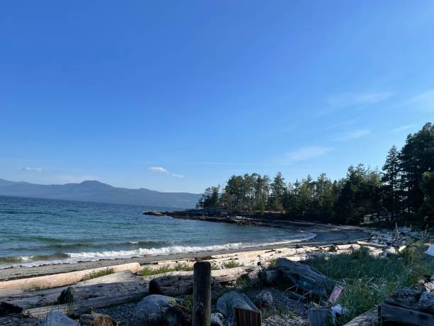 istock Beautiful and magnificent Pacific Ocean view in Powell River, BC 1500760411