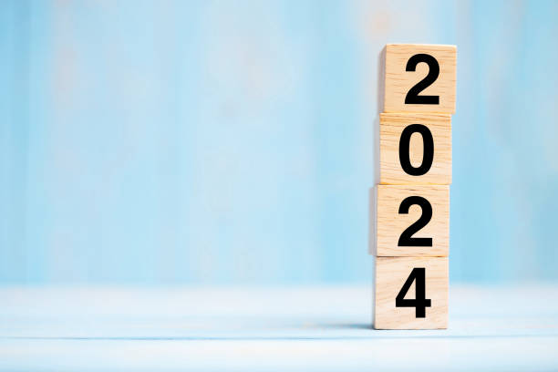 istock block 2024 text on table. Resolution, strategy, plan, goal, motivation, reboot, business and New Year holiday concepts 1500766030
