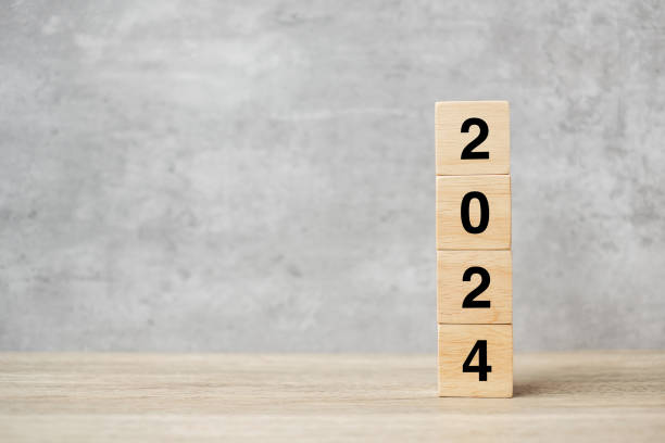 istock block 2024 text on table. Resolution, strategy, plan, goal, motivation, reboot, business and New Year holiday concepts 1500766047