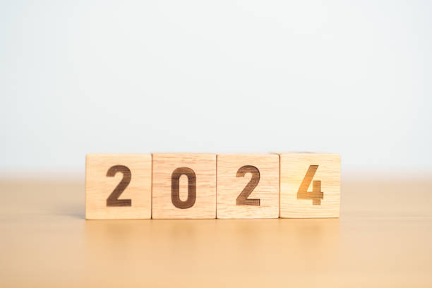istock 2024 year block on table. goal, Resolution, strategy, plan, start, budget, mission, action, motivation and New Year concepts 1500766149