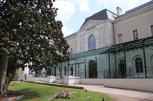 The Girodet Museum, art museum, exterior view, town of Montargis, department of Loiret, France
