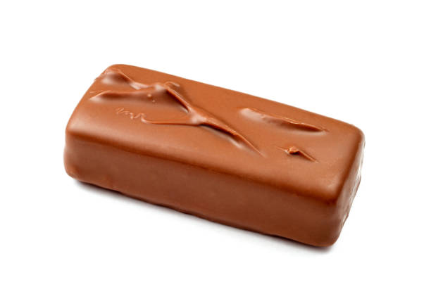 istock Chocolate bar with filling on a white background. 1500778209
