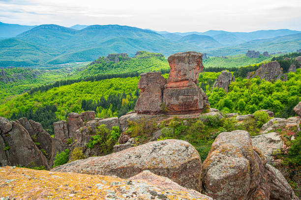 istock Belogradchik cliff rocks Bulgaria is a great touristic attraction 1500780781