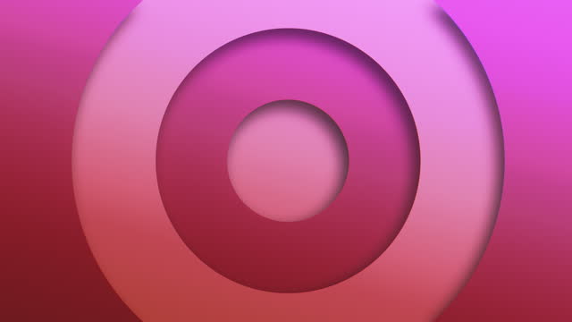 An abstract background with animated circles, layered effect