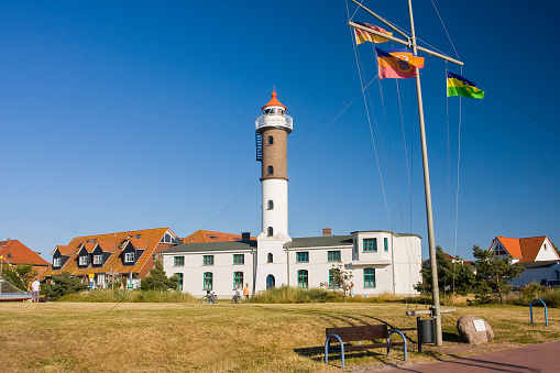 Timmendorf, lighthouse, harbour, Poel Island, Mecklenburg-Western Pomerania,germany,europe