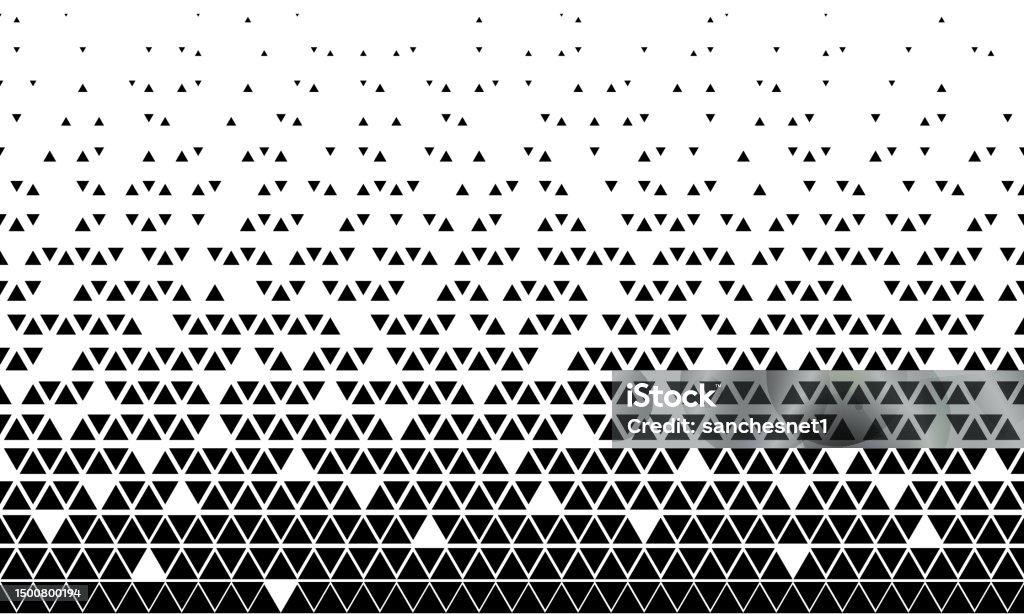 Triangular Pattern 2 Stock Illustration - Download Image Now - Abstract ...