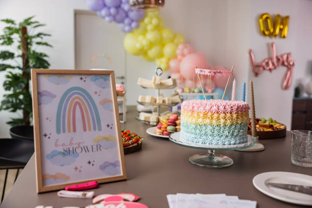 istock Decorated Table For A Baby Shower Celebration At A Modern Apartment 1500819340
