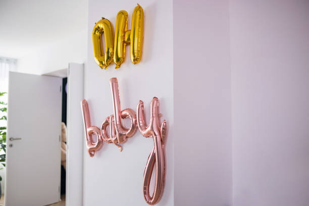 istock Baby Shower Balloon Decorations At A Modern Apartment 1500819444