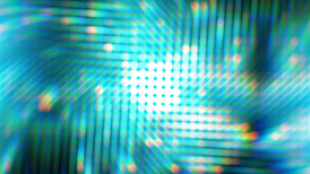 3d Render Abstract Colorful Circle Whirlpool Background, Wavy Swirl light close-up