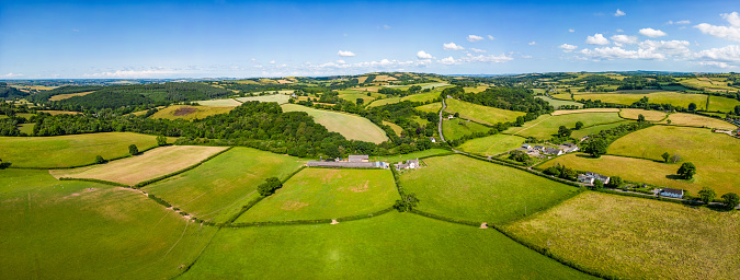 Rolling Hills of Dartmoor, Devon UK