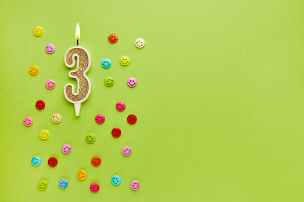 Free picture: Invitation for 3rd birthday, a graphic design with a ...