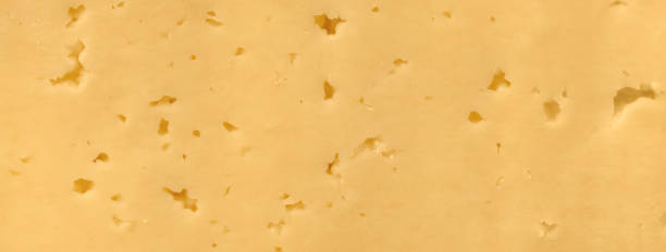 istock Structure of yellow cheese with holes, background macro. Food backdrop 1500845580