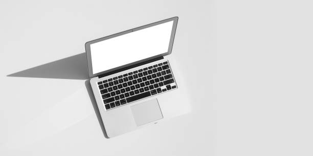 istock modern laptop computer on the tabl on the color background 1500845807