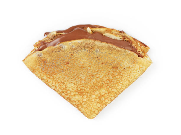 istock fresh homemade blinis with chocolate cream top view isolated on white 1500848695