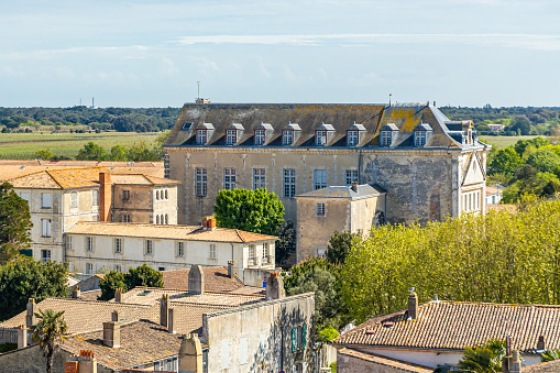 Exterior view of the Community of Communes of the Ile de Ré building in Saint-Martin-de-Ré, France