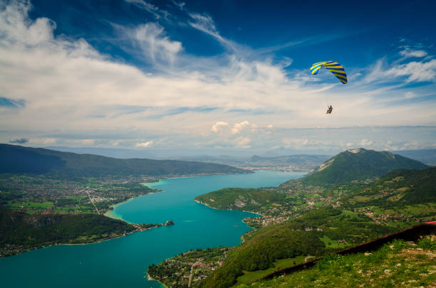 istock Paraglider over Lake Annecy 1500856933