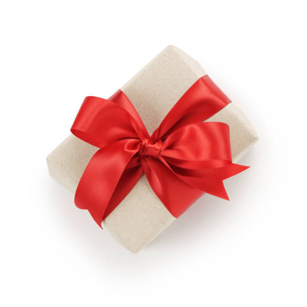 istock craft paper gift box with red ribbon bow on white background 1500866064