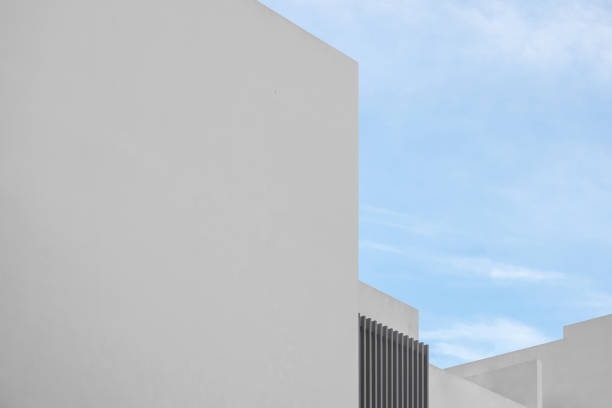 istock A corner of a minimalist white building 1500875399