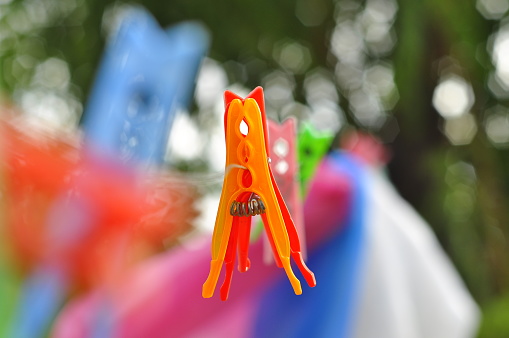 colorful clothespin